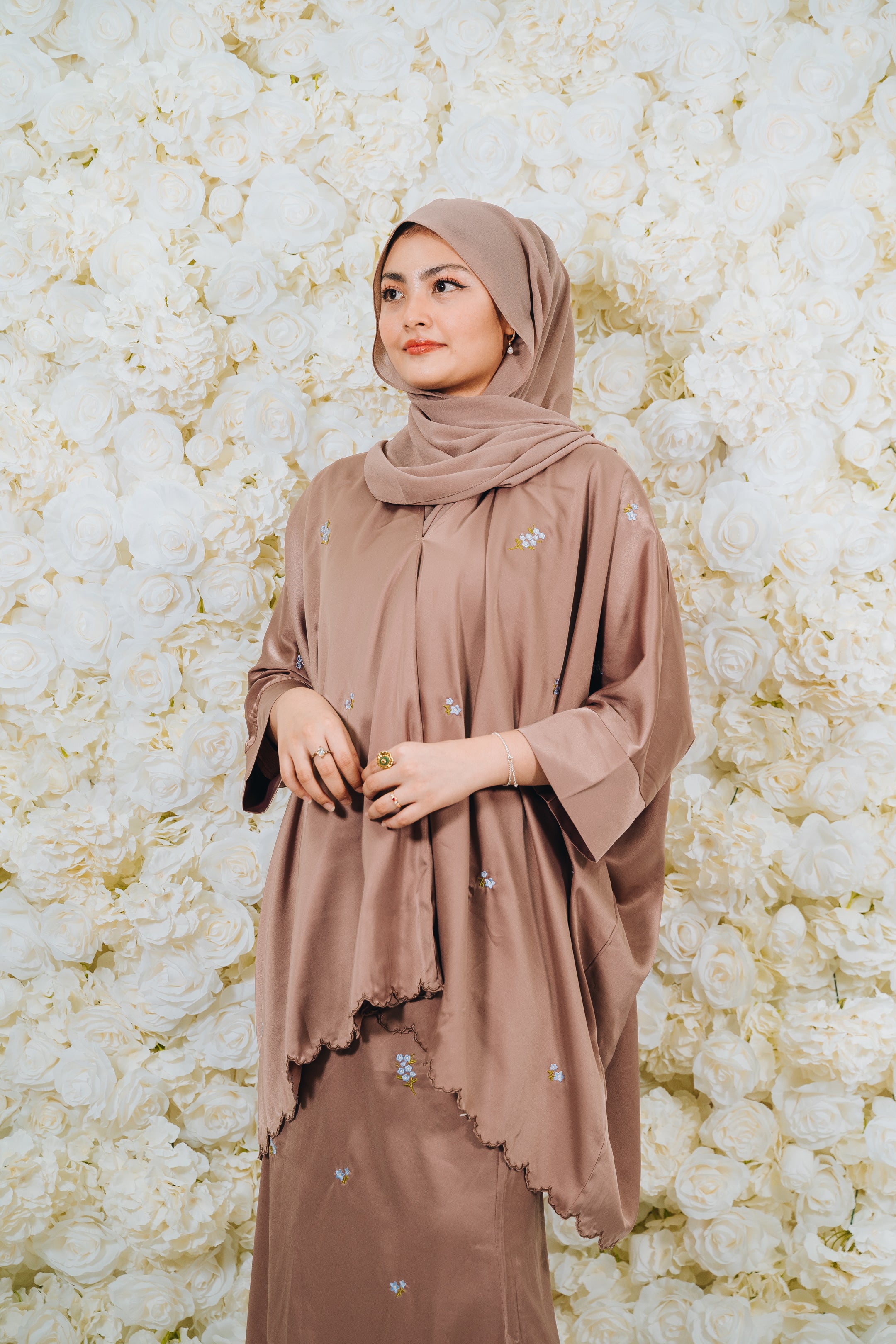 Nazeera Kaftan Skirt Set