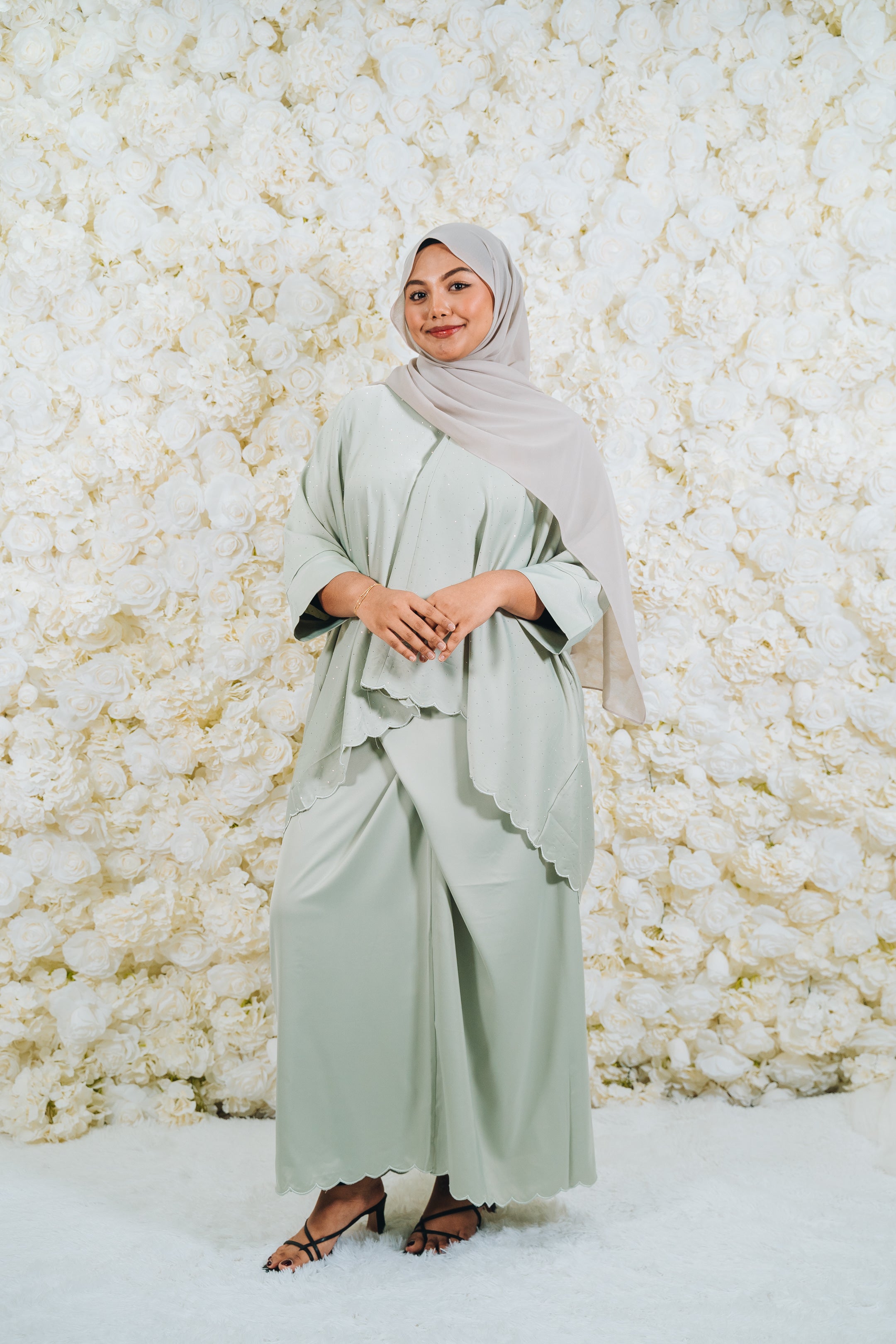 Sarah Jewel Kaftan Kurung Set