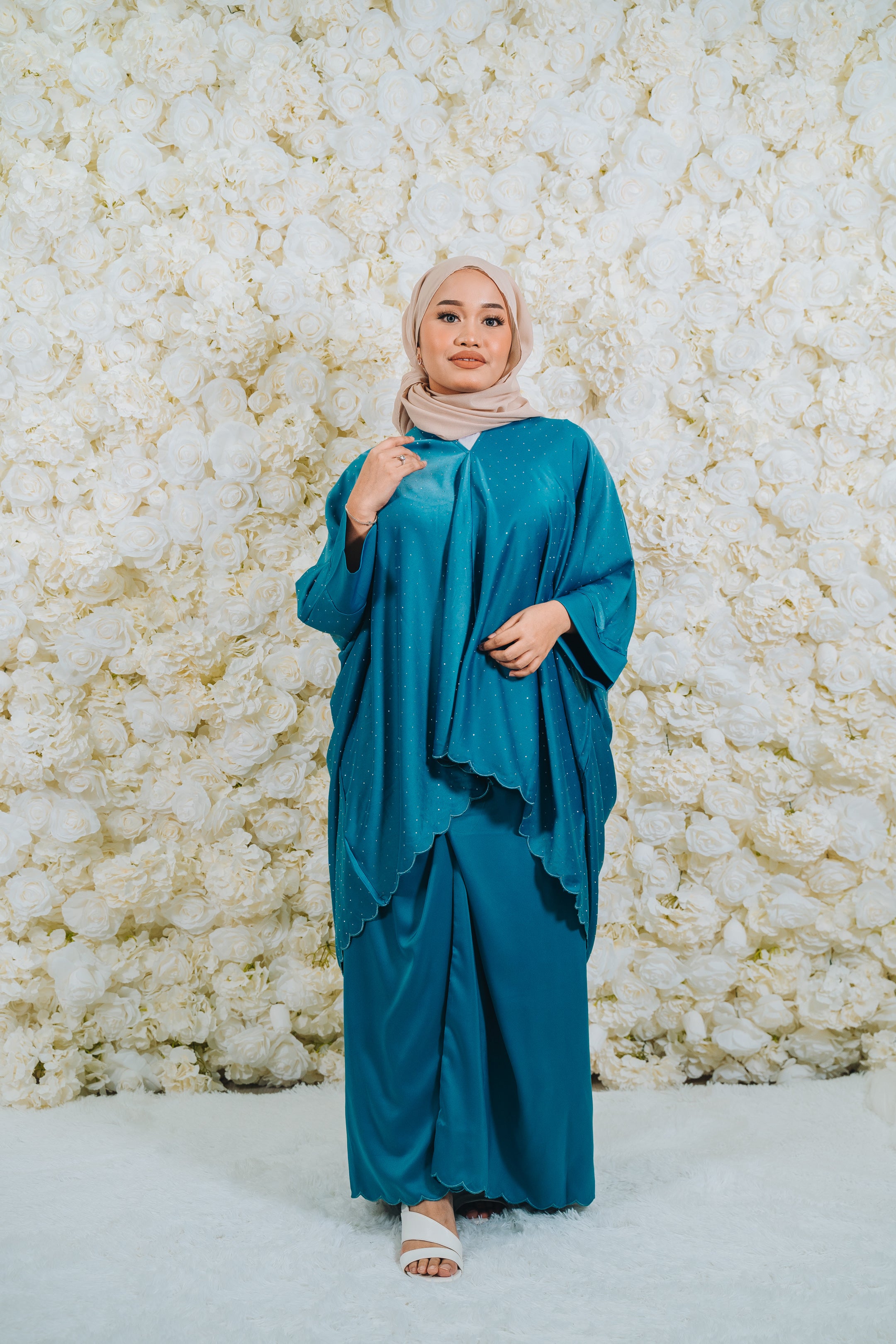 Sarah Jewel Kaftan Kurung Set