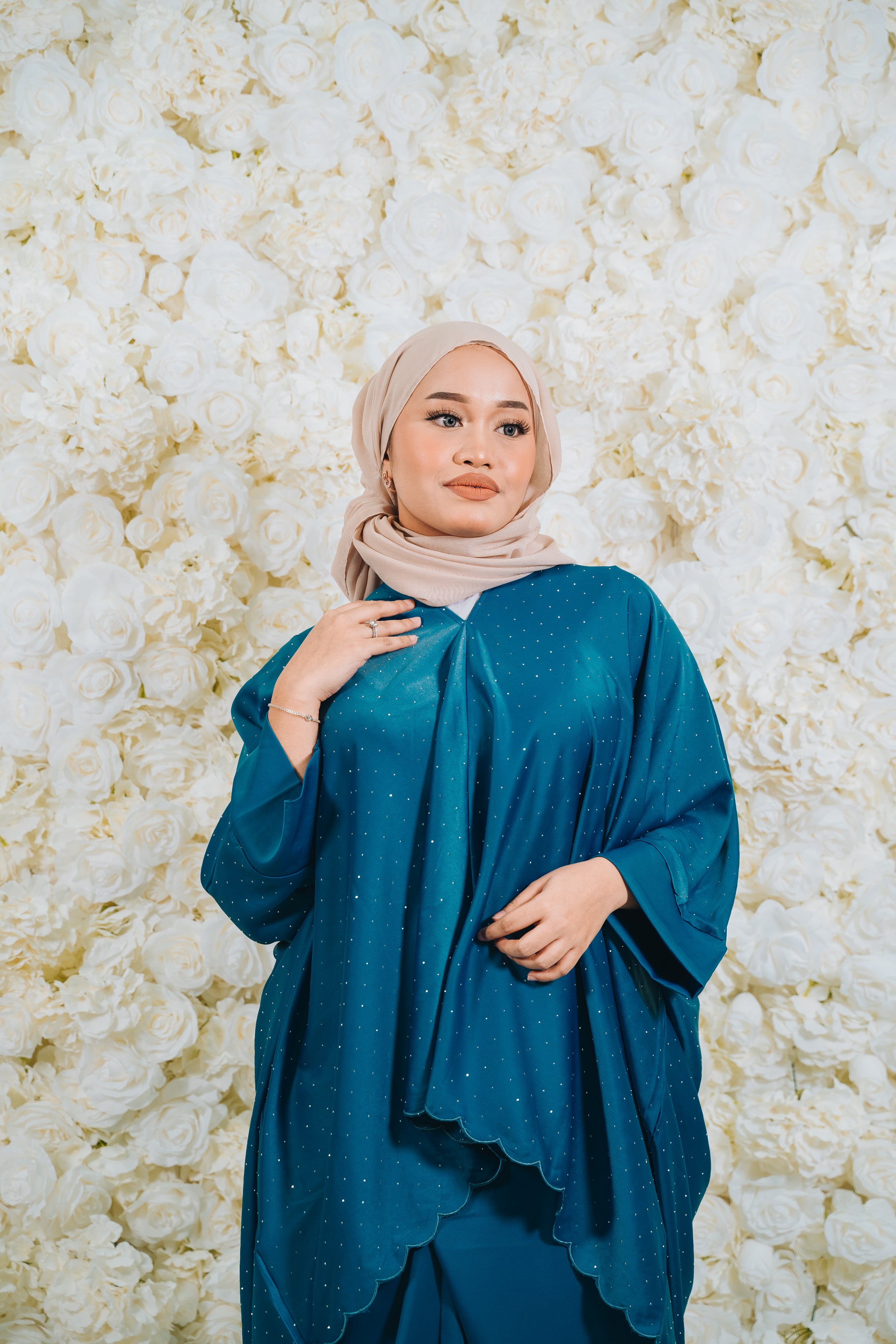 Sarah Jewel Kaftan Kurung Set