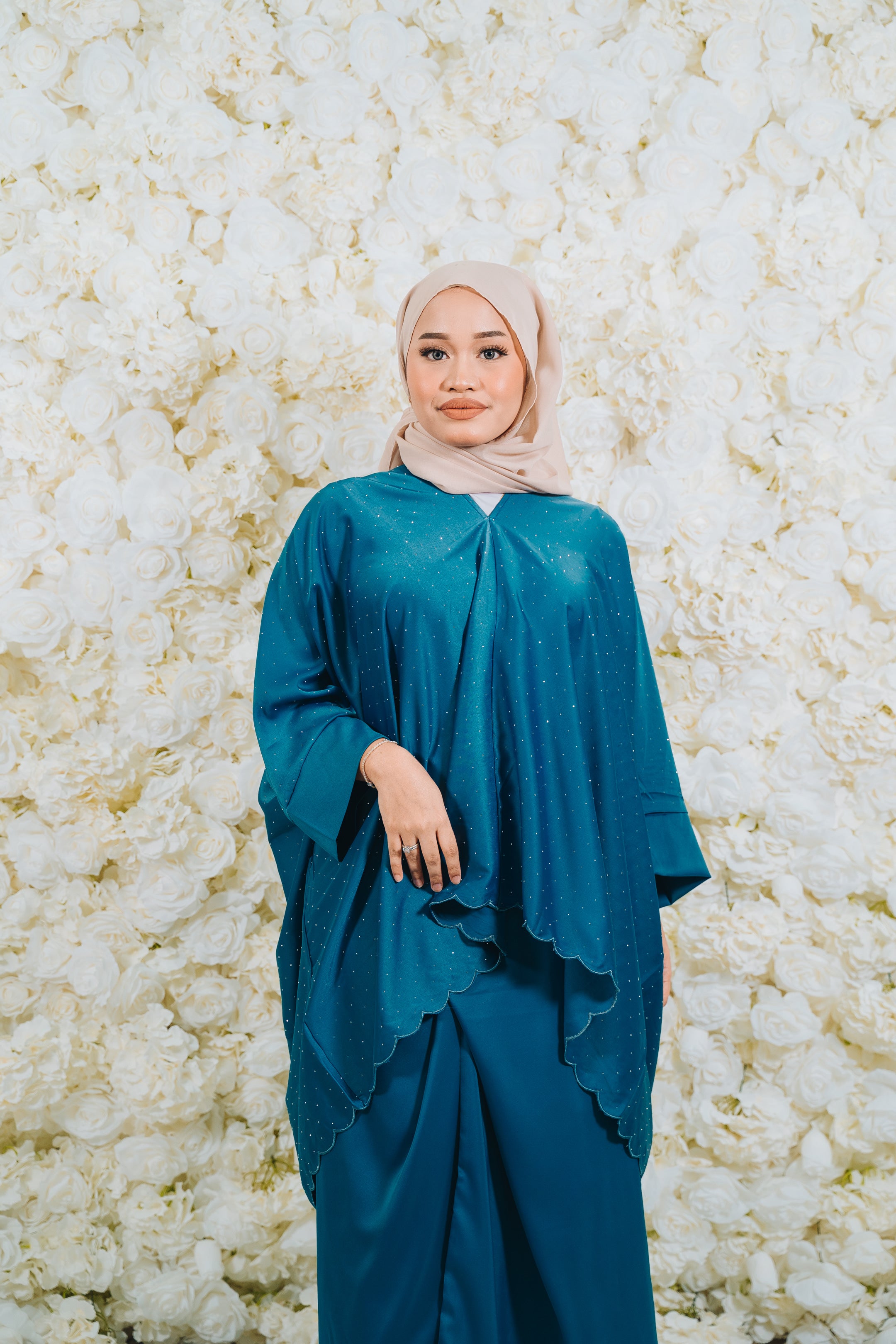 Sarah Jewel Kaftan Kurung Set