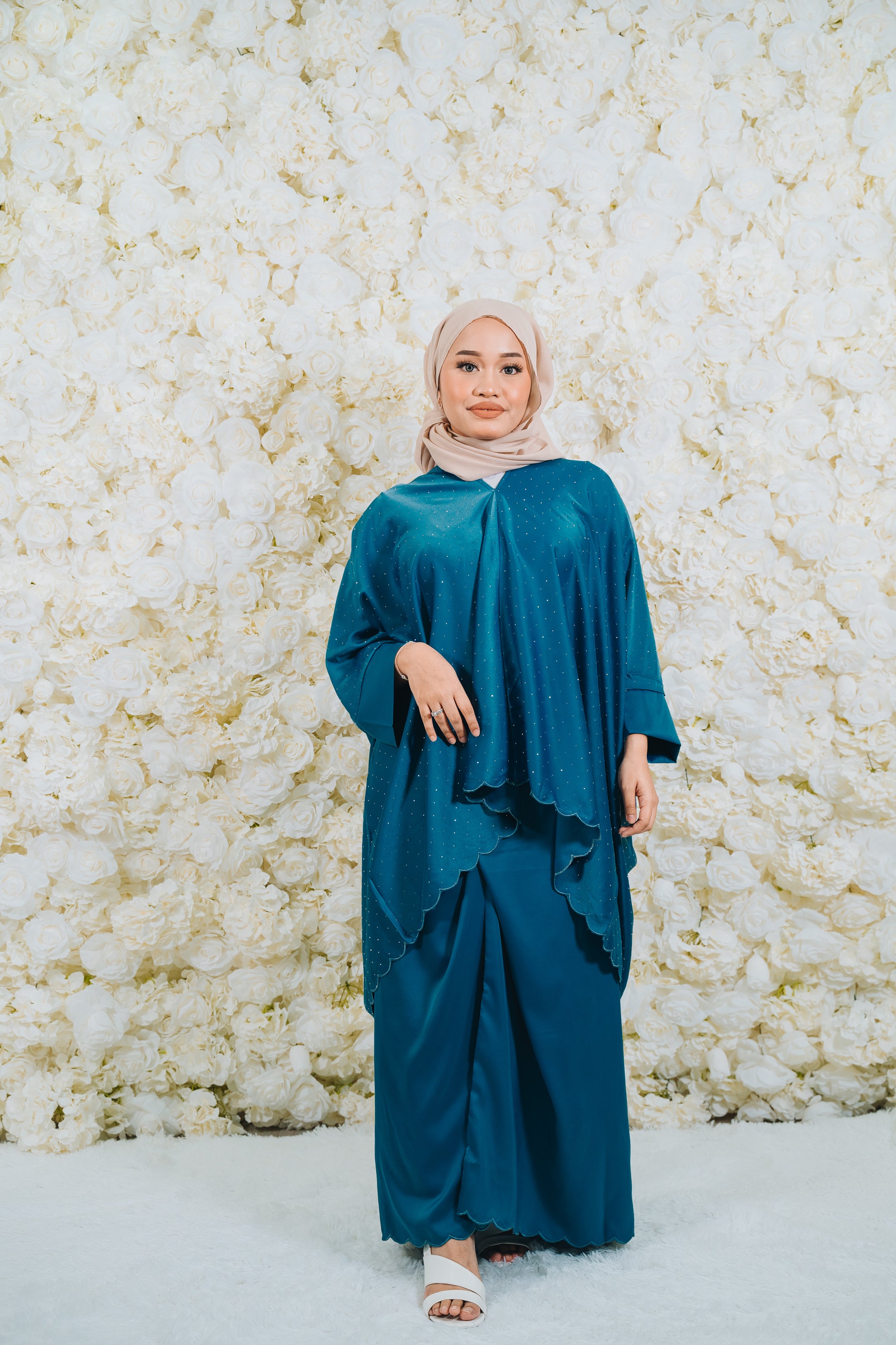 Sarah Jewel Kaftan Kurung Set