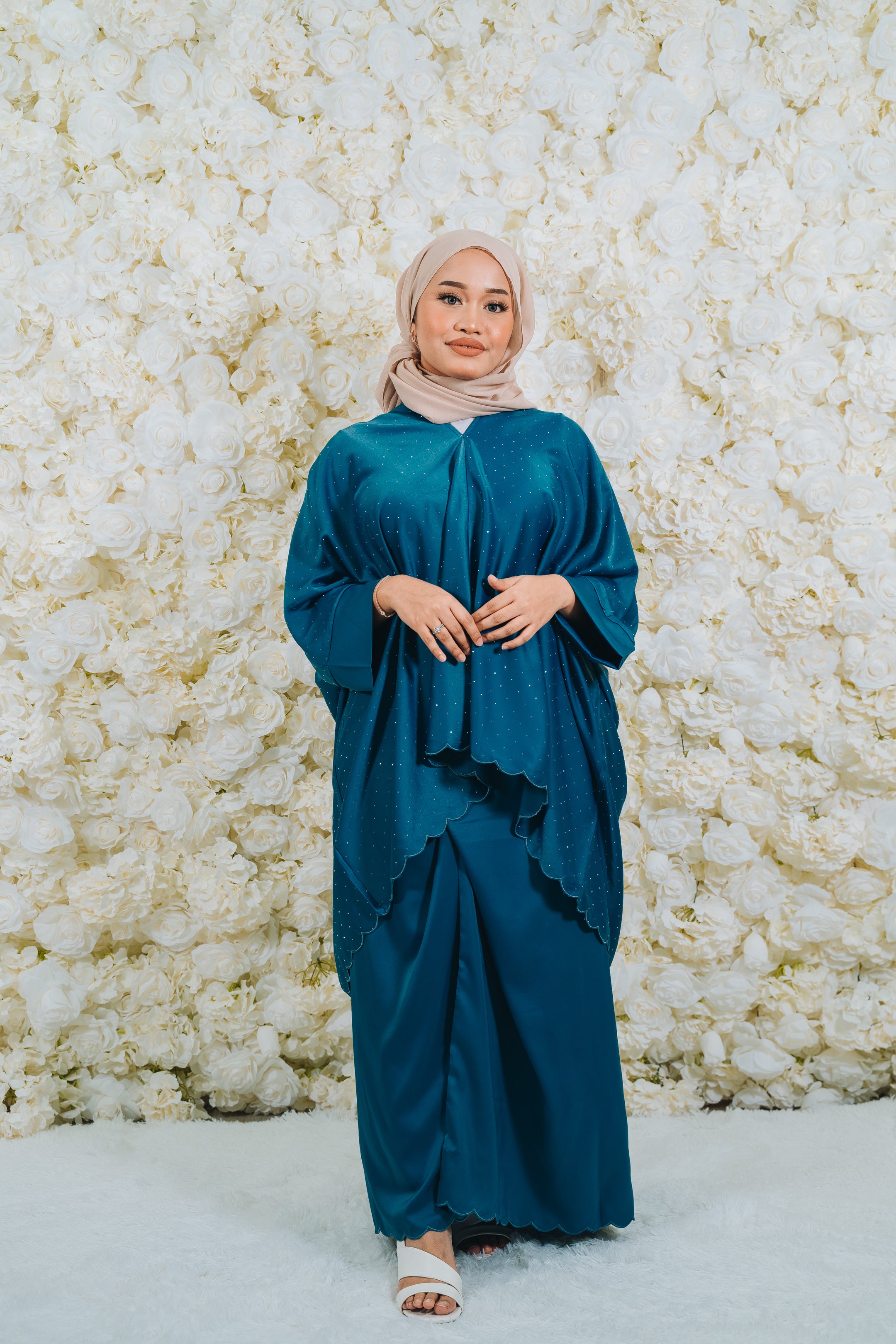 Sarah Jewel Kaftan Kurung Set