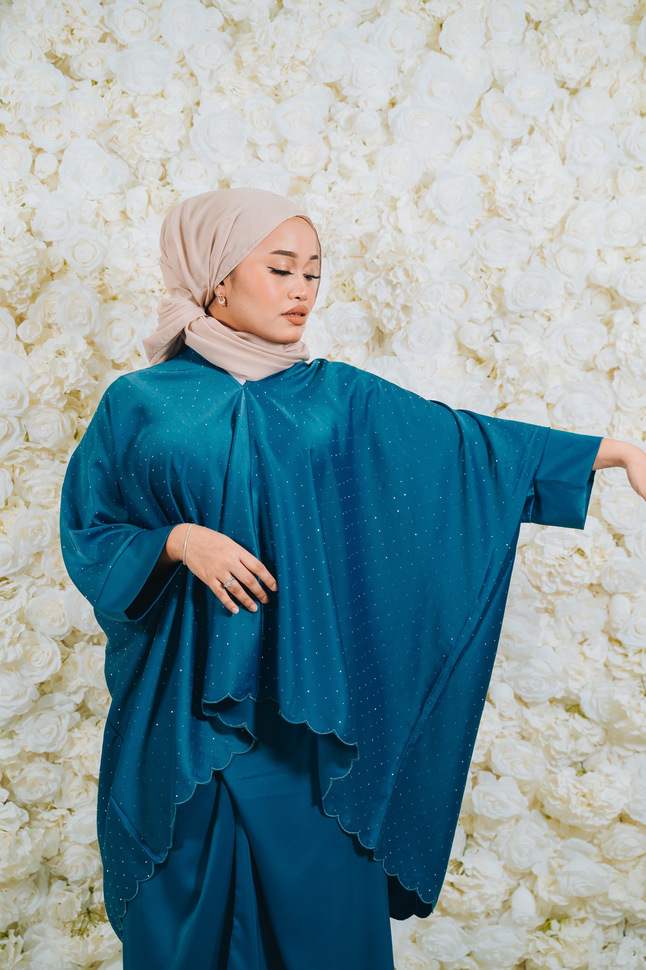 Sarah Jewel Kaftan Kurung Set