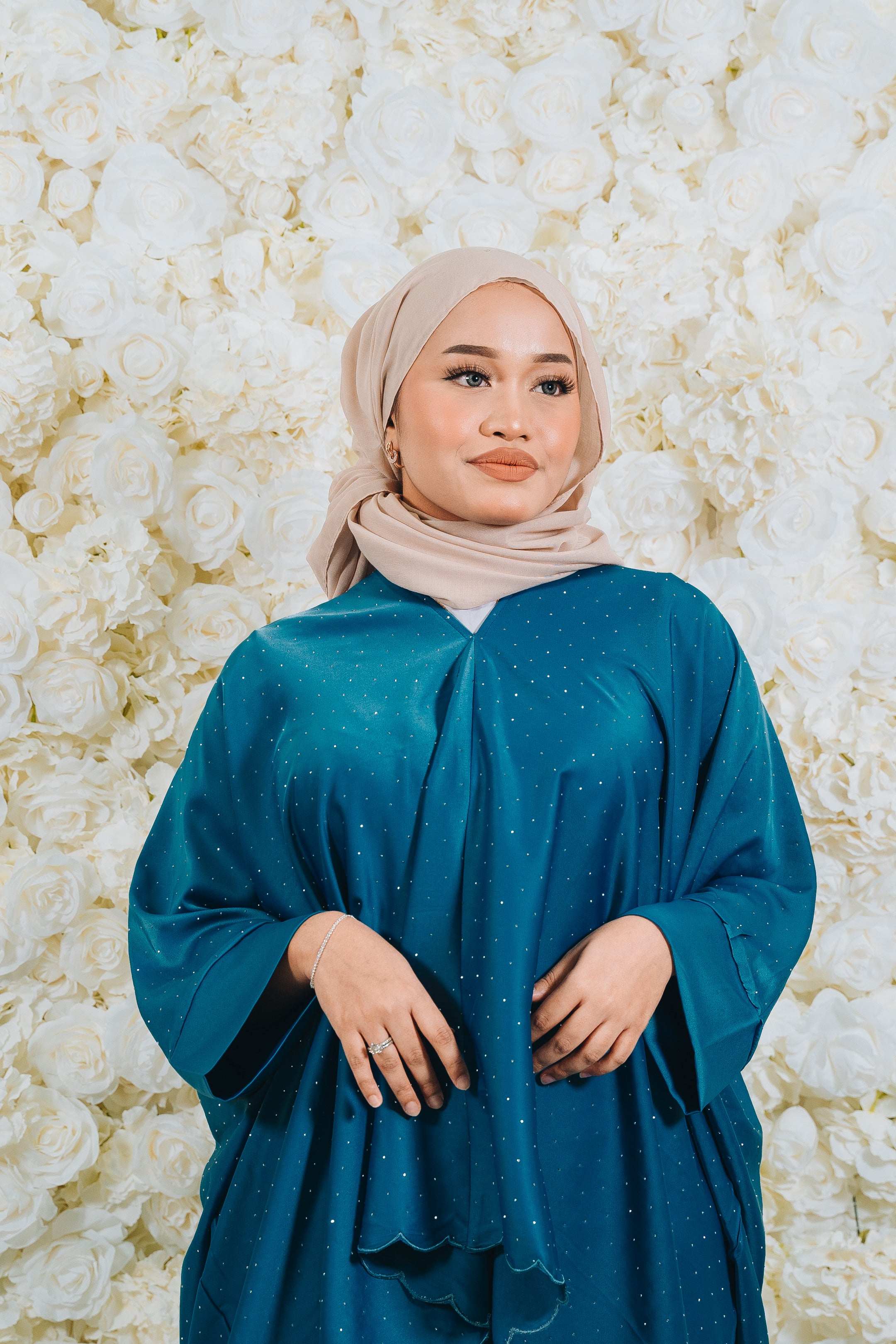 Sarah Jewel Kaftan Kurung Set