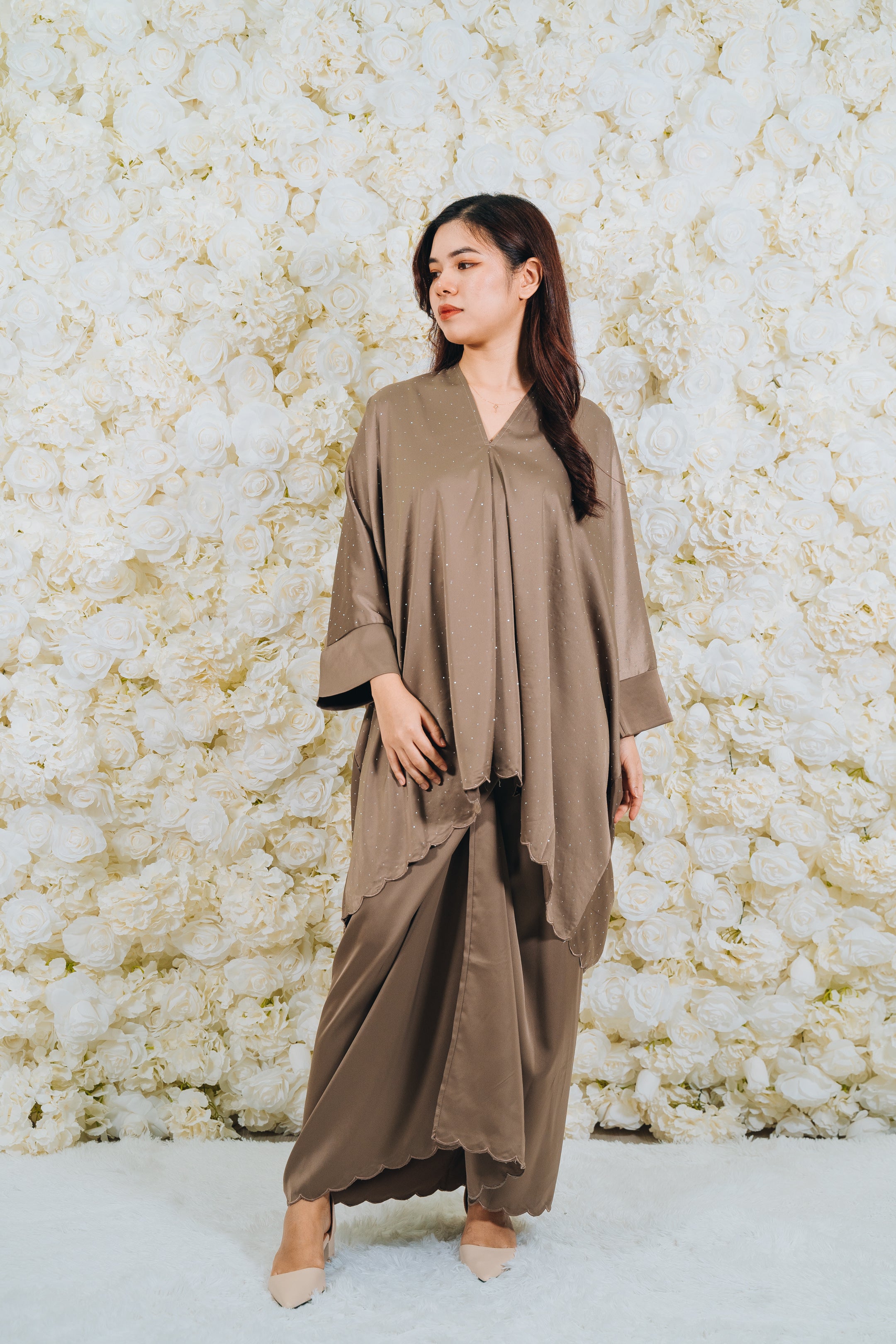 Sarah Jewel Kaftan Kurung Set