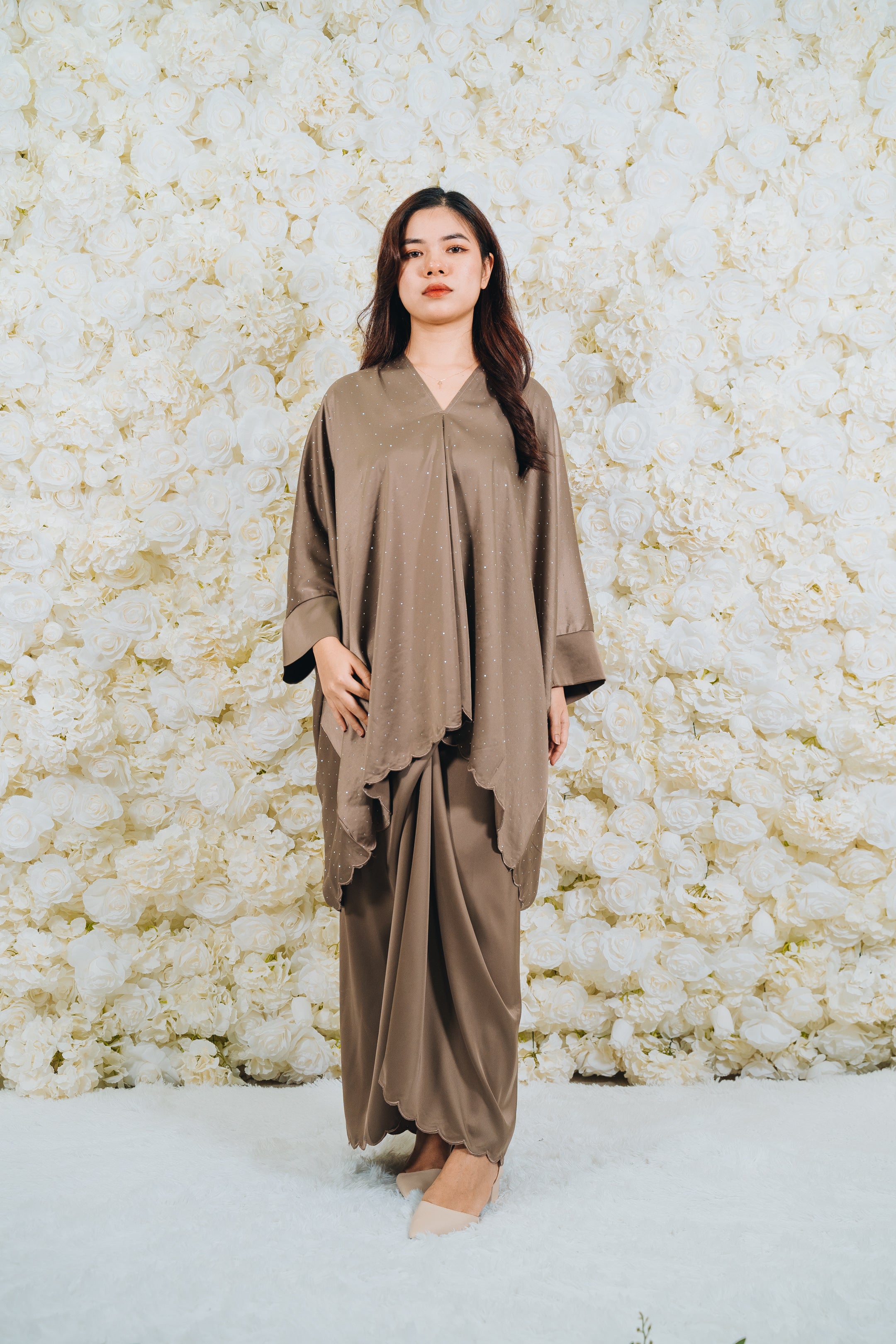 Sarah Jewel Kaftan Kurung Set