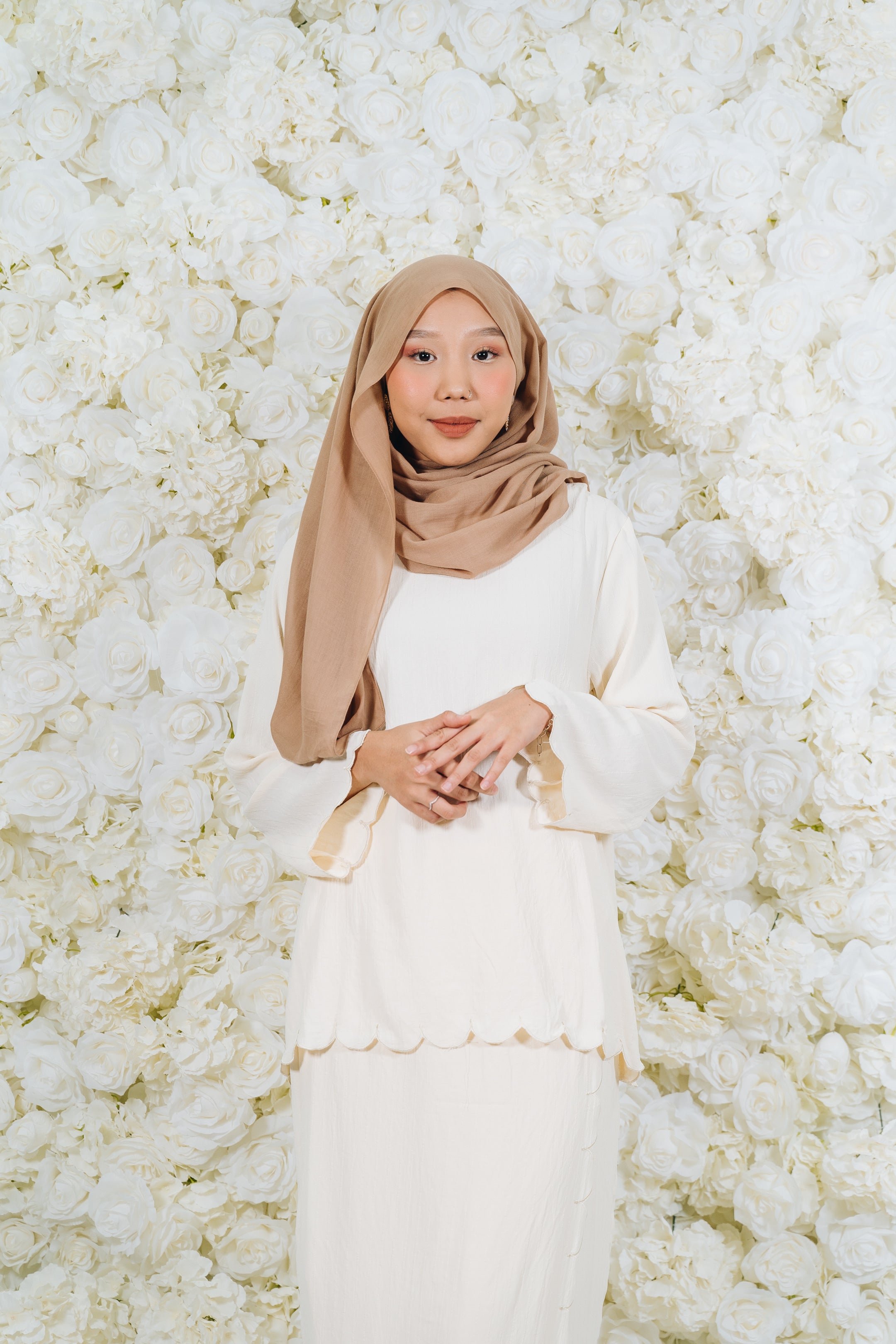 Ivory Sulam Kurung Set