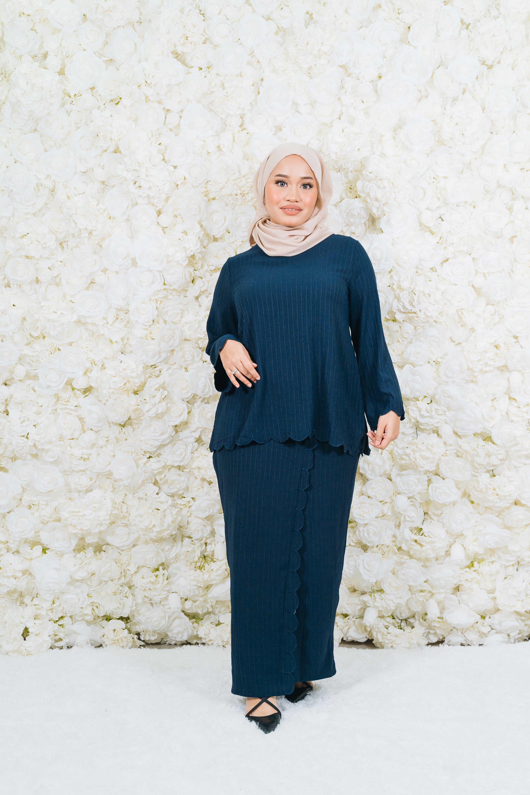 Ivory Sulam Kurung Set