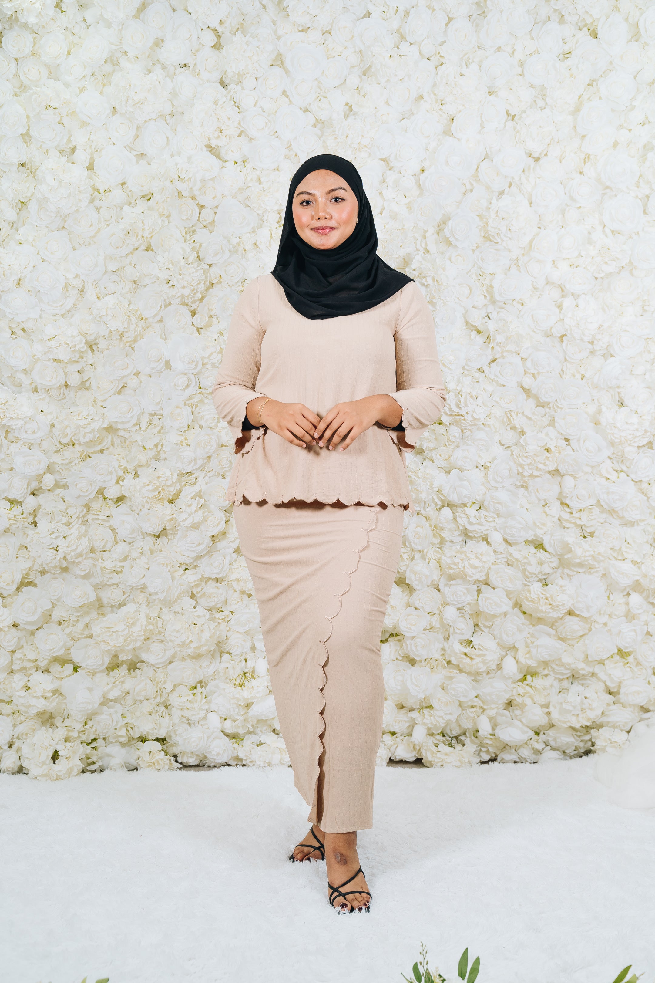 Ivory Sulam Kurung Set