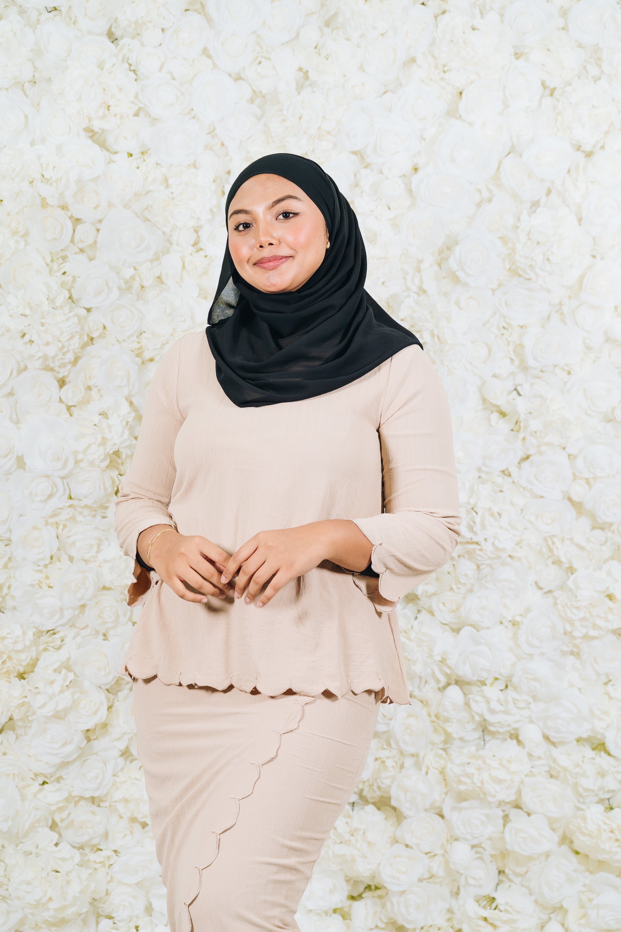 Ivory Sulam Kurung Set