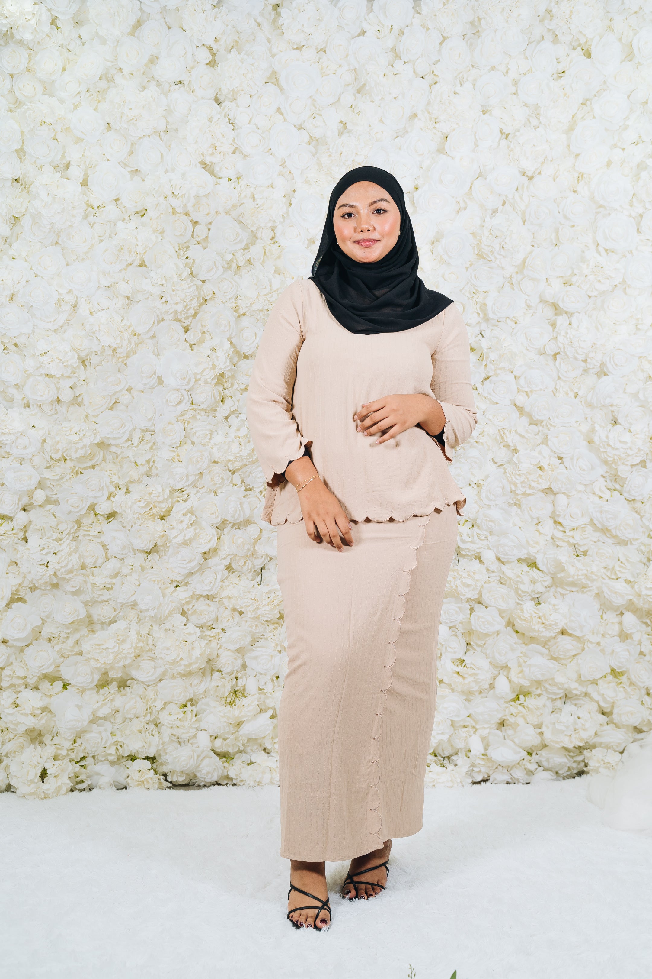 Ivory Sulam Kurung Set