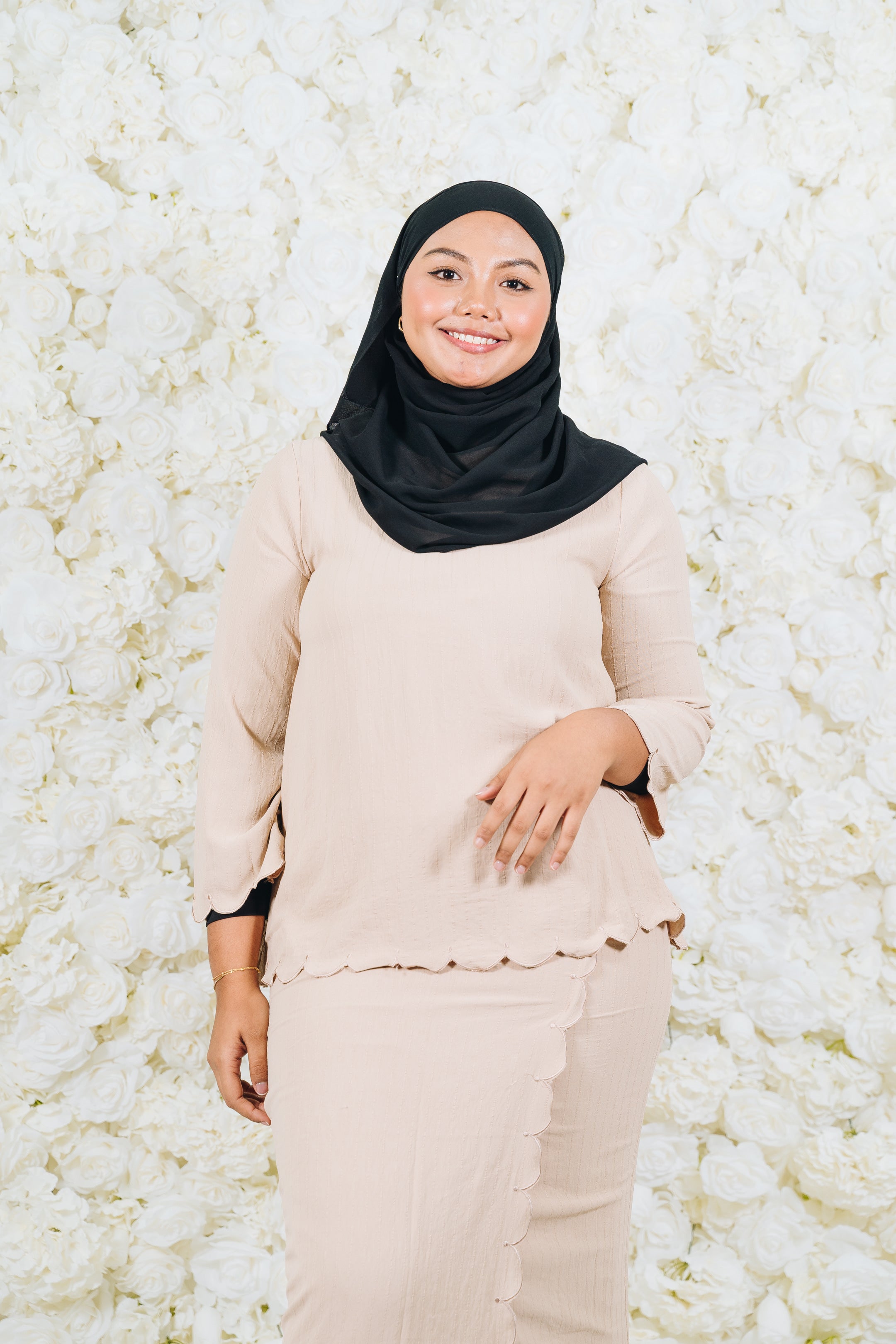 Ivory Sulam Kurung Set