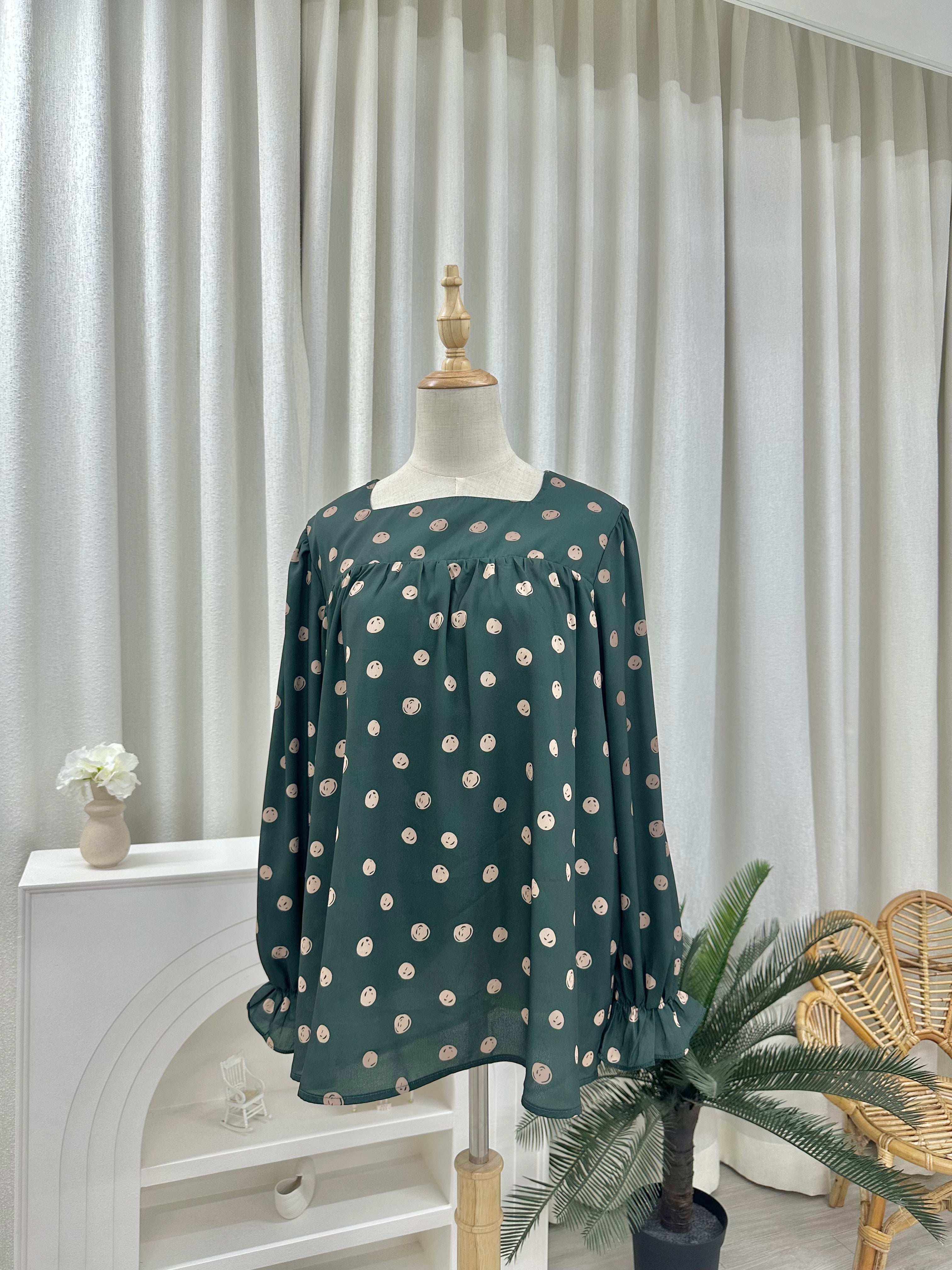 Farsi Printed Doll Chiffon Top