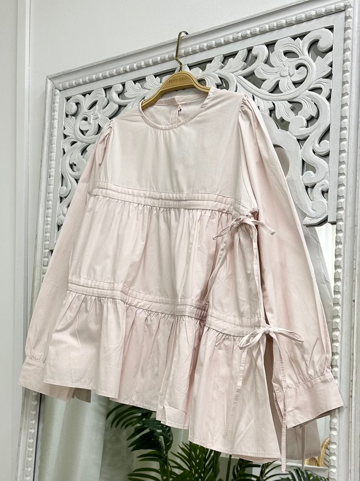 Flare Tier Ribbon Top