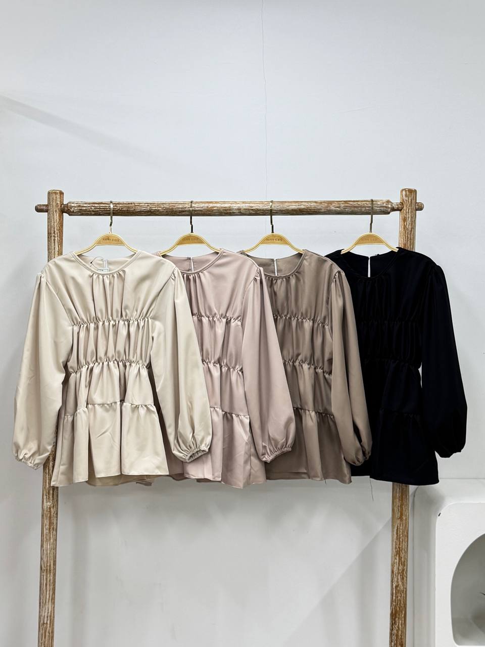 Freya Ruched Polyester Top