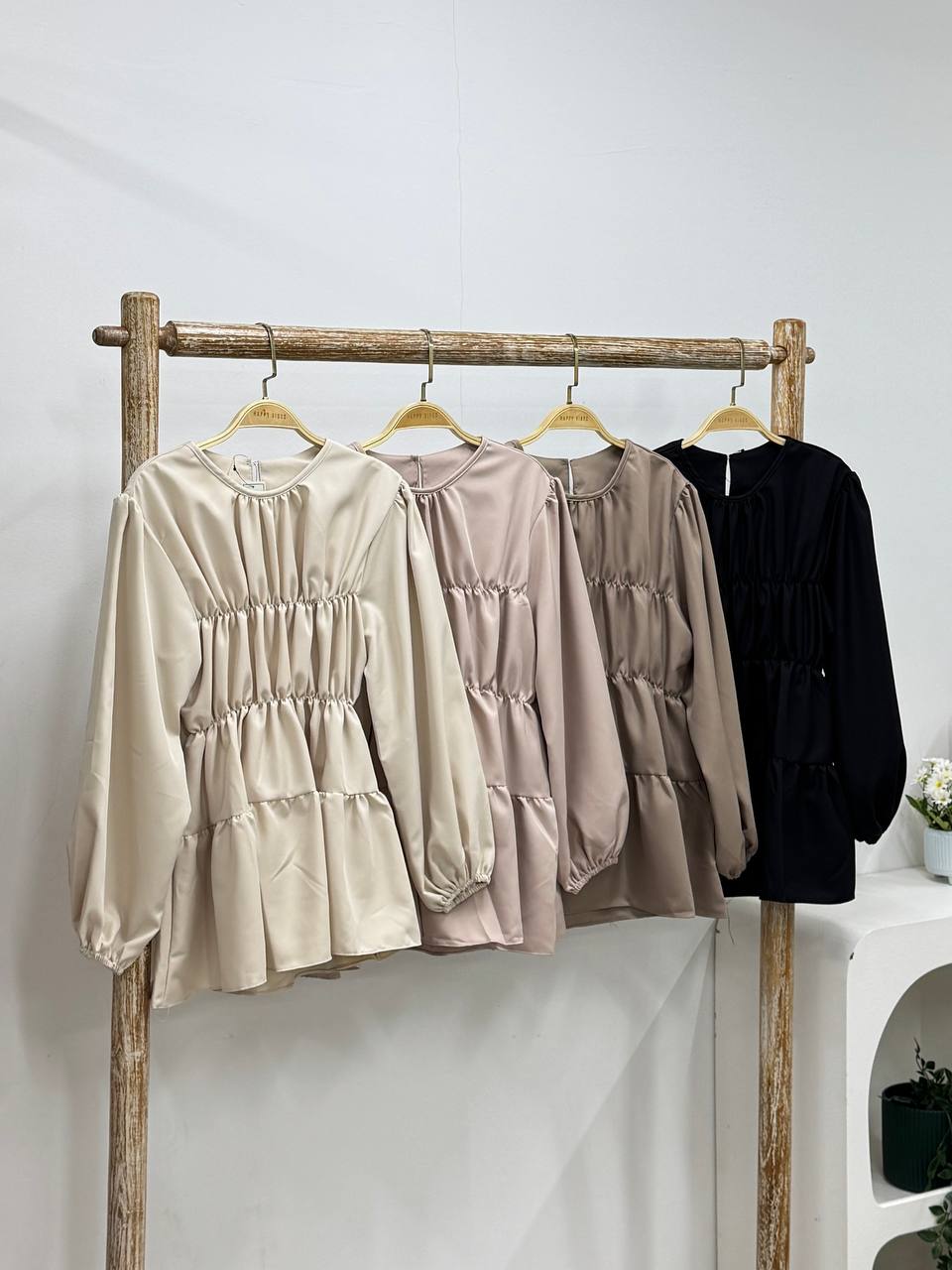 Freya Ruched Polyester Top