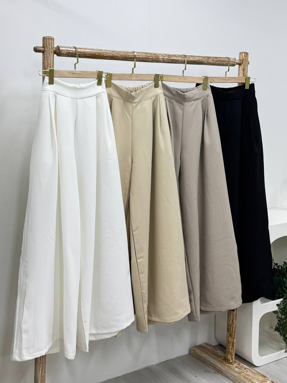 Straight Wide Flare Pants