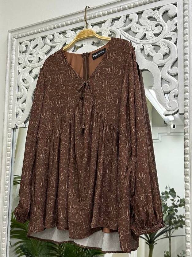 Imprinted Empire Top HV Label