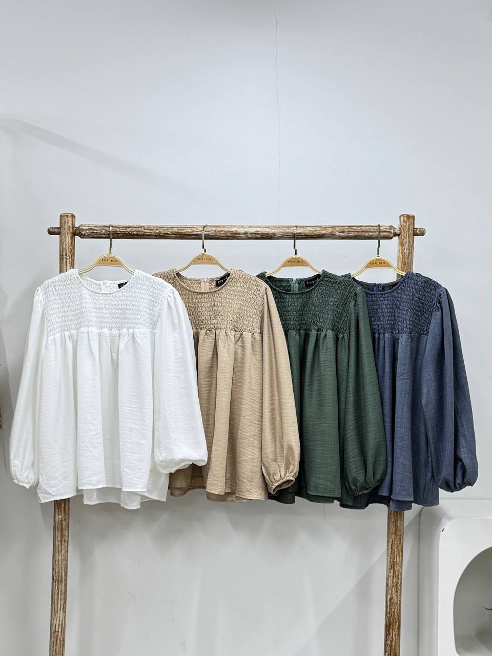 Aurora Smocked Top Back to Basic