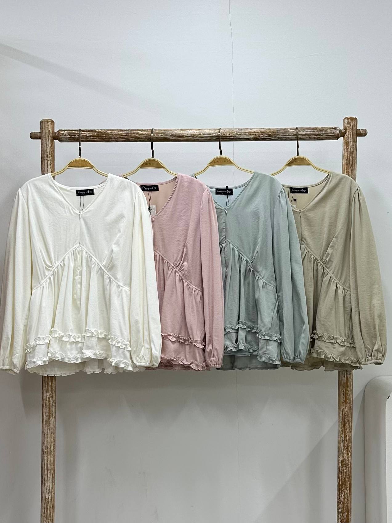 Sunday Ruffles Top Hv Label