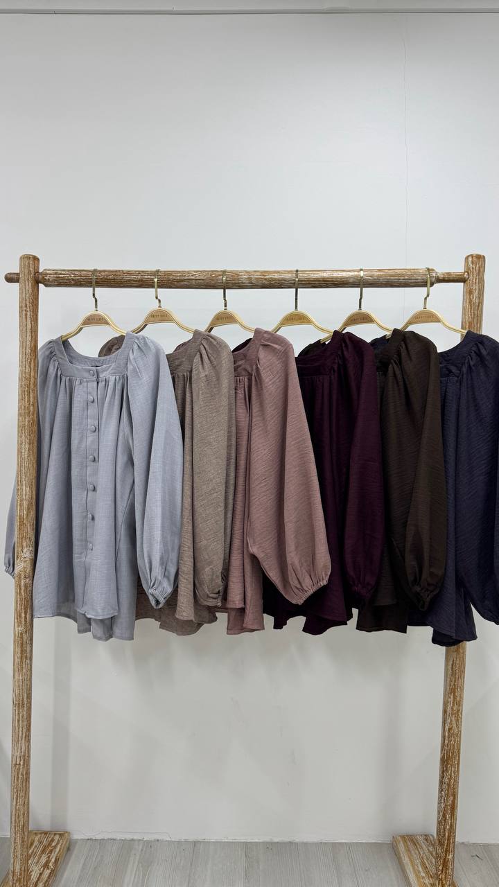Thea Buttondown Plain Top