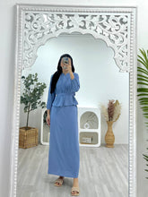 Load image into Gallery viewer, Plain Crinkle Skirt Set
