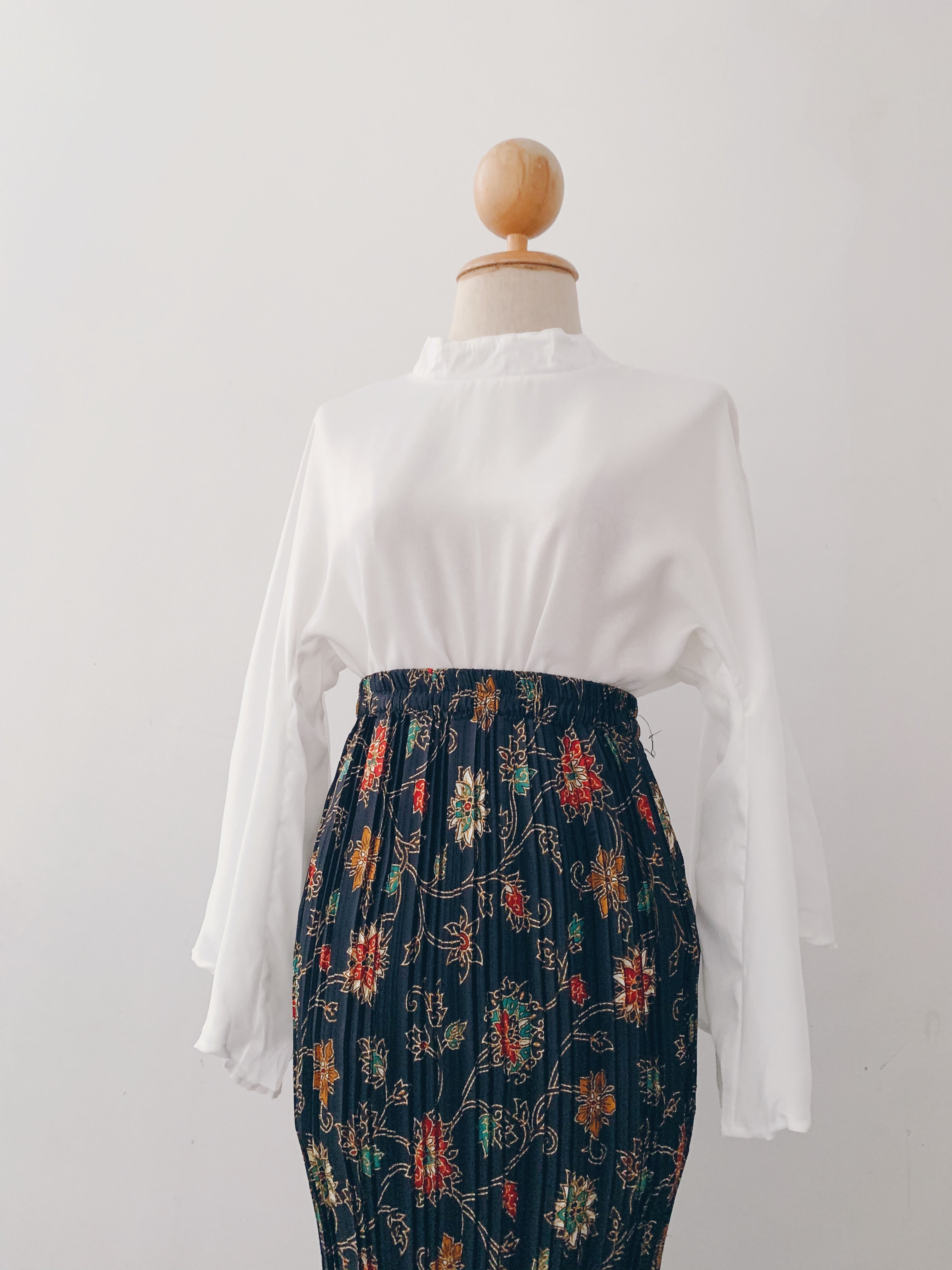 Mermaid Pleated Batik Skirt - Suhaila