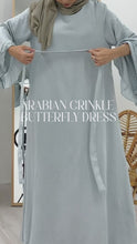 Load and play video in Gallery viewer, Arabian Crinkle Butterfly Dress