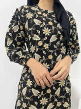 Load image into Gallery viewer, Batik Square Neck Ruffle Dress - Suhaila
