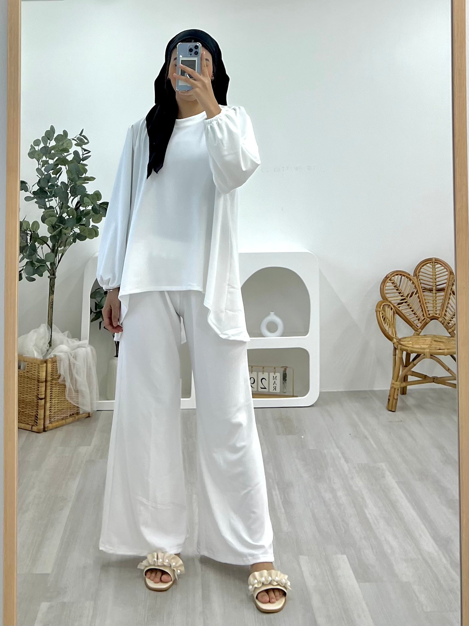 Lounge Plain Pants Set