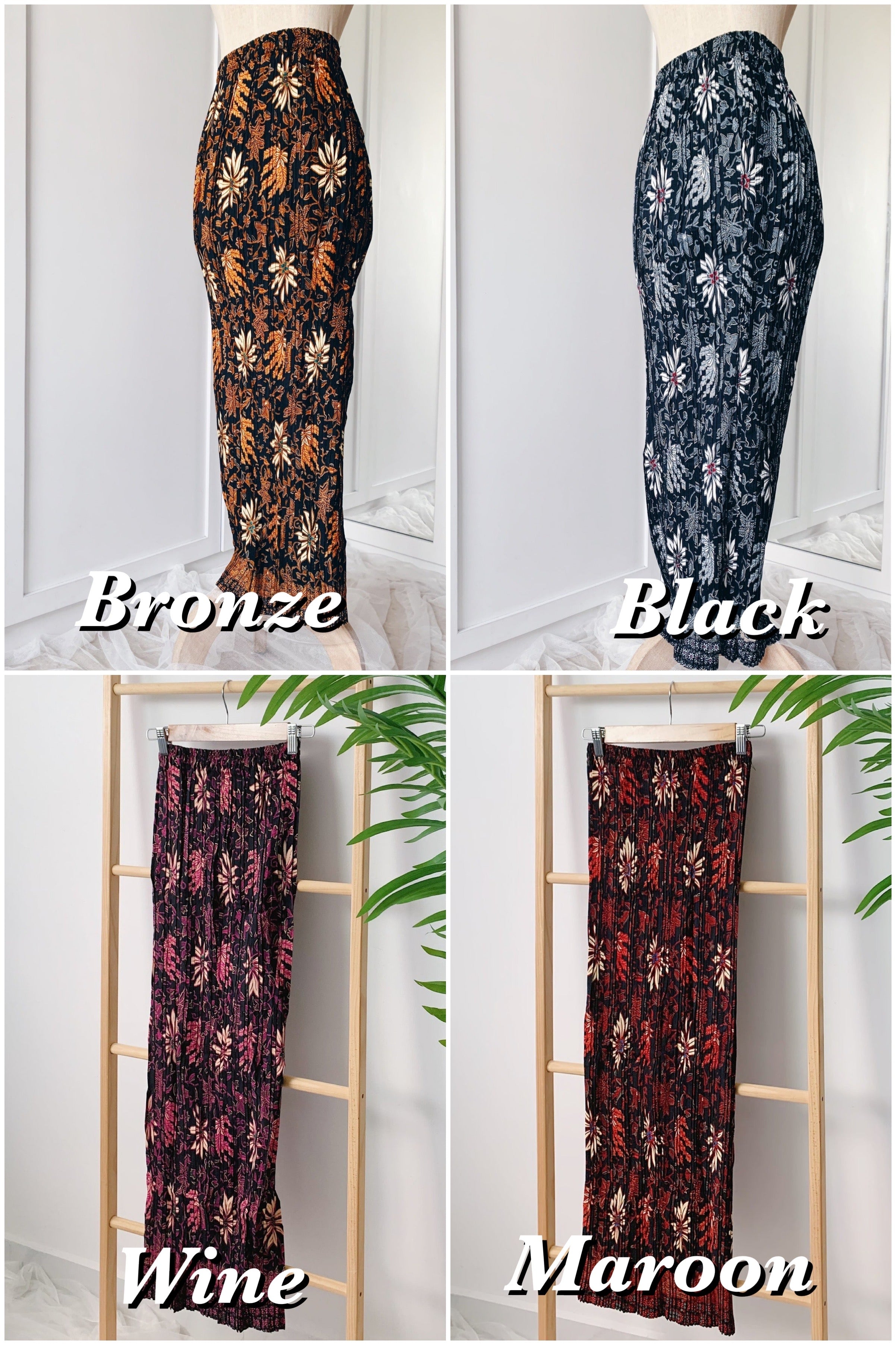 Batik Pleated Skirt - Mila