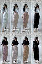 Load image into Gallery viewer, Premium Satin Wrap Skirt