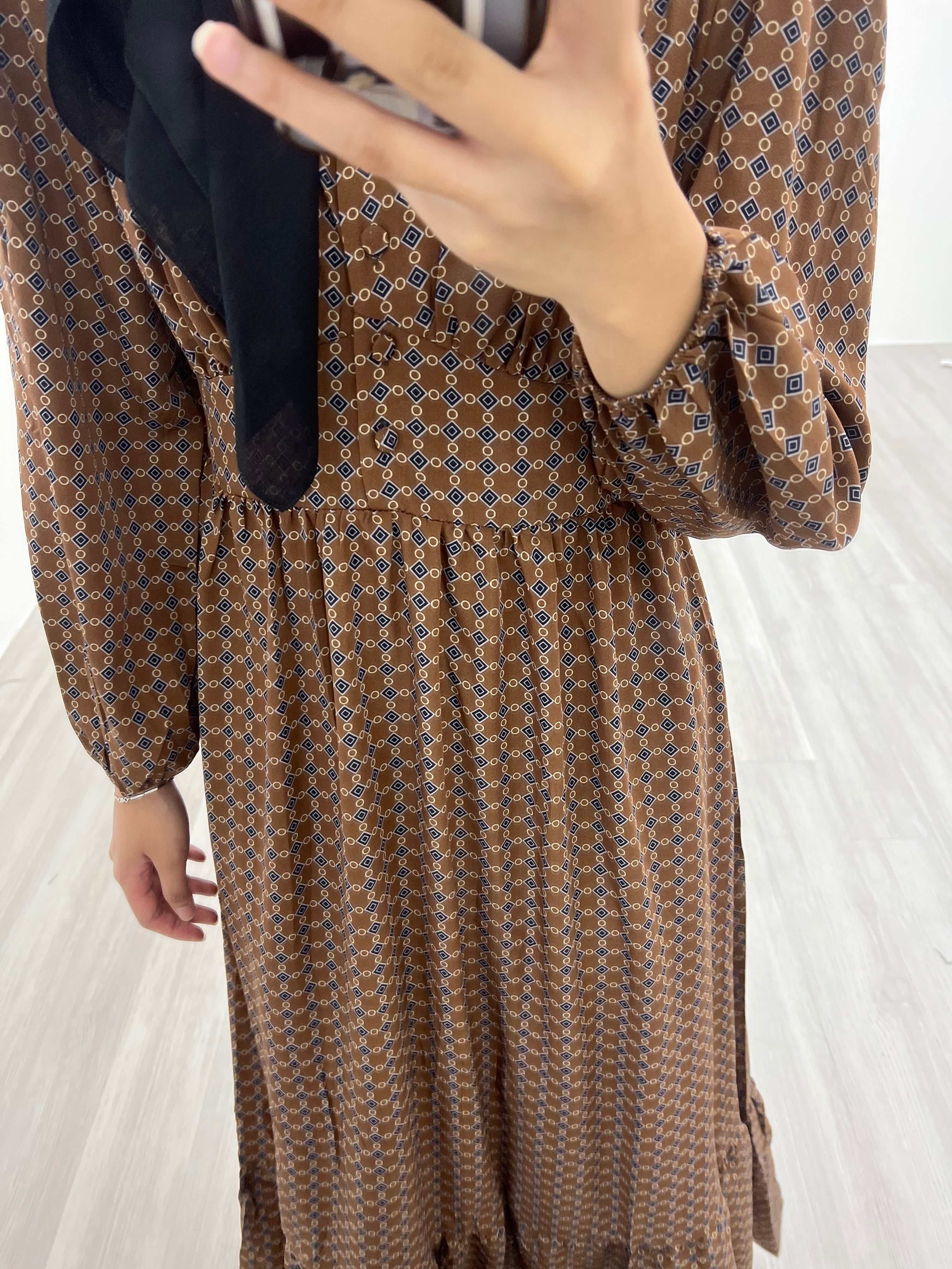 Milkmaid Checkered Maxi Dress MCMD