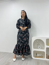 Load image into Gallery viewer, Batik Square Neck Ruffle Dress - Loyal