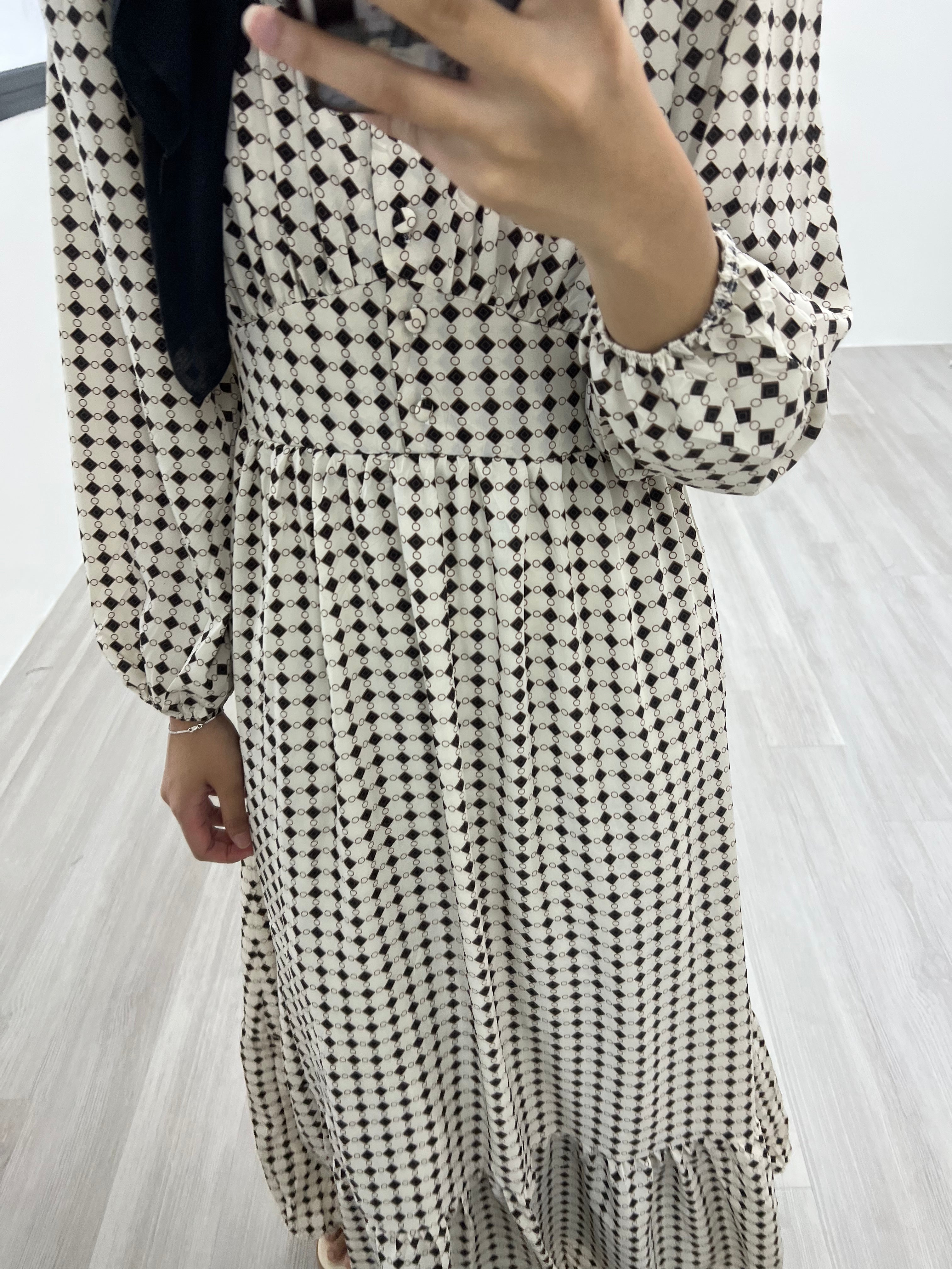 Milkmaid Checkered Maxi Dress MCMD