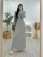 Load image into Gallery viewer, Arabian Crinkle Milkmaid Dress