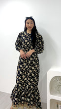 Load and play video in Gallery viewer, Batik Square Neck Ruffle Dress - Suhaila
