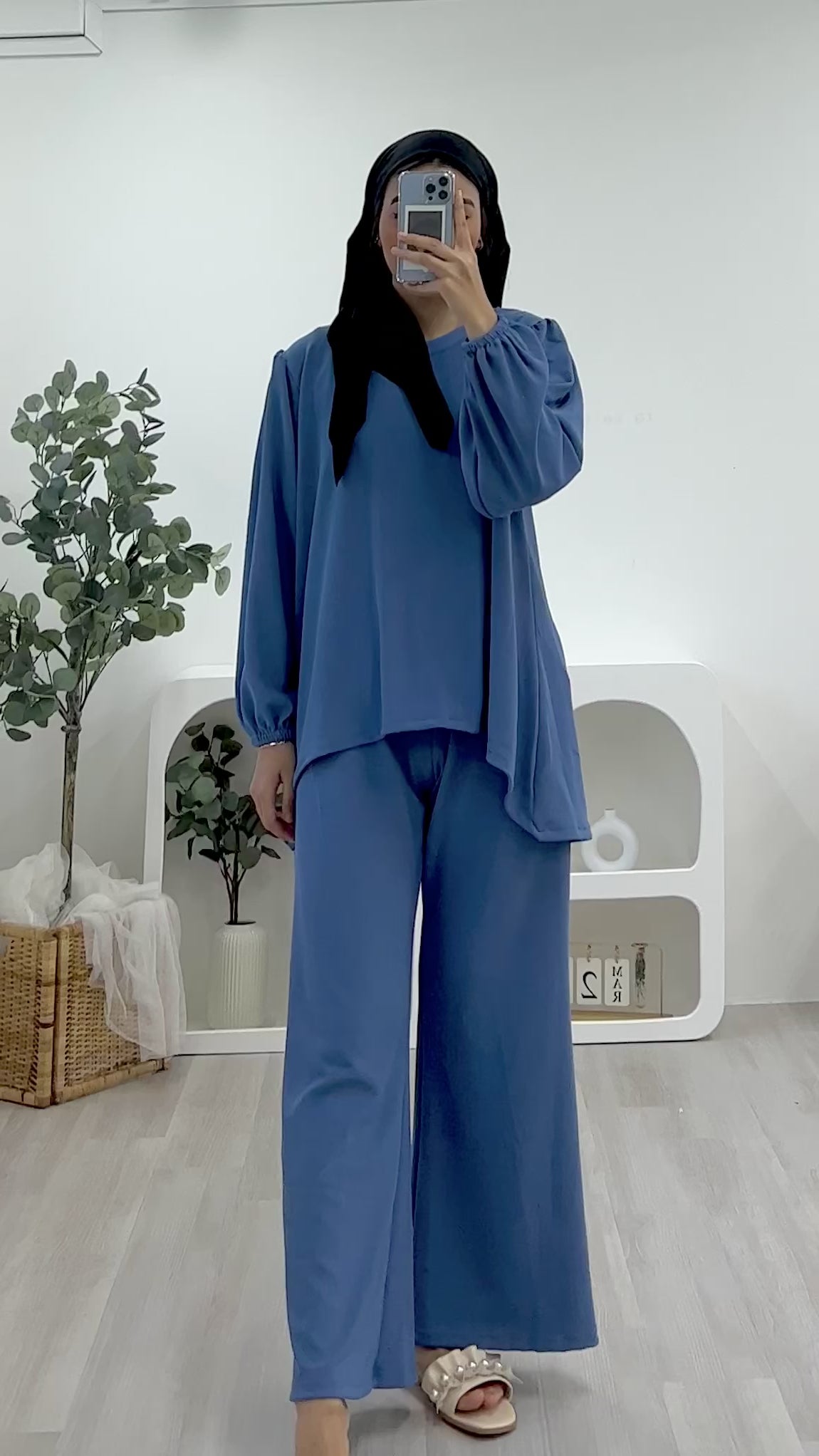 Lounge Plain Pants Set