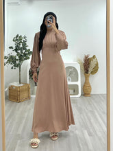 Load image into Gallery viewer, Satin Elegant A line Dress SEAD