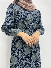 Load image into Gallery viewer, Mermaid Batik Dress - Classic Mono