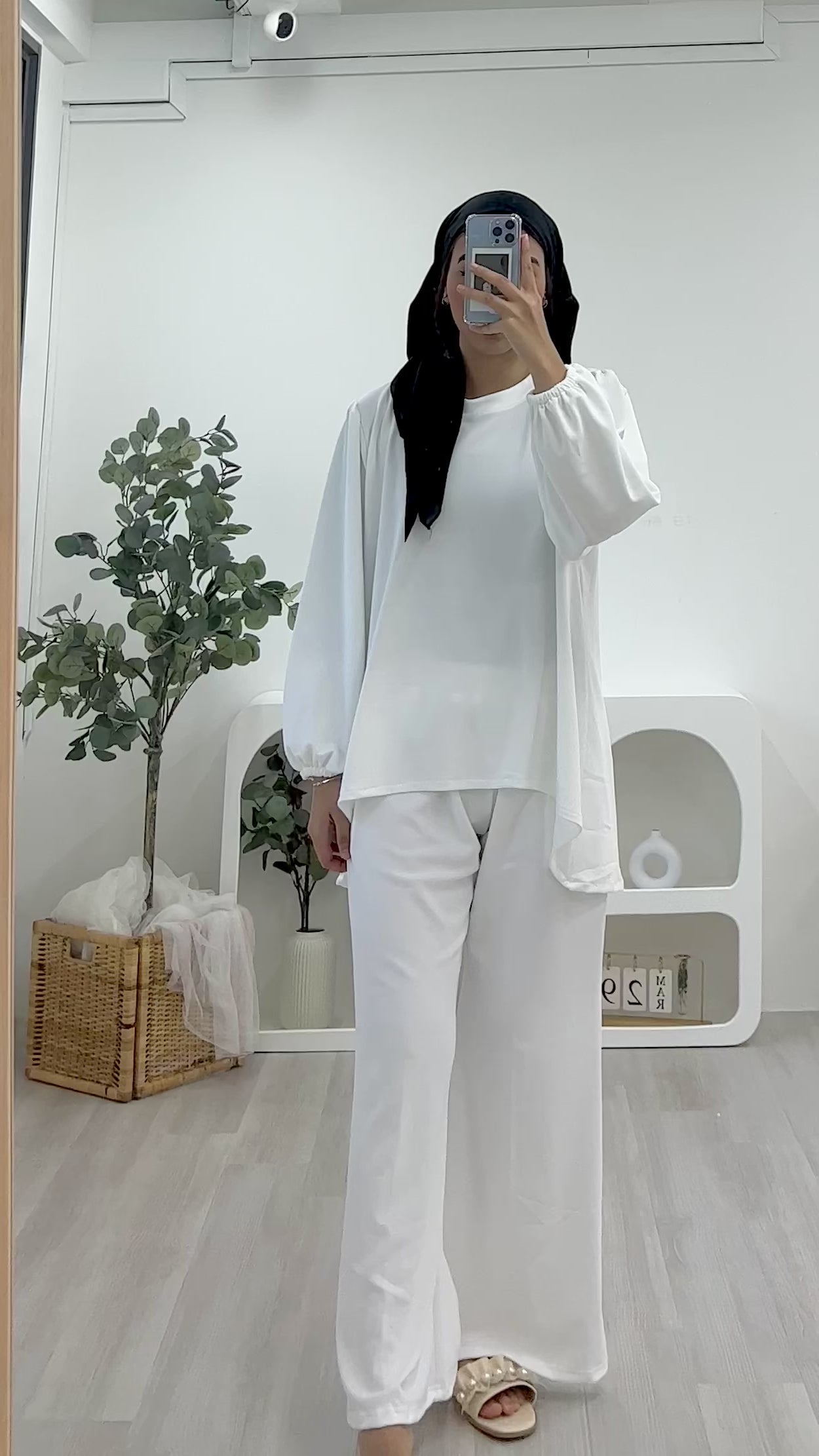 Lounge Plain Pants Set