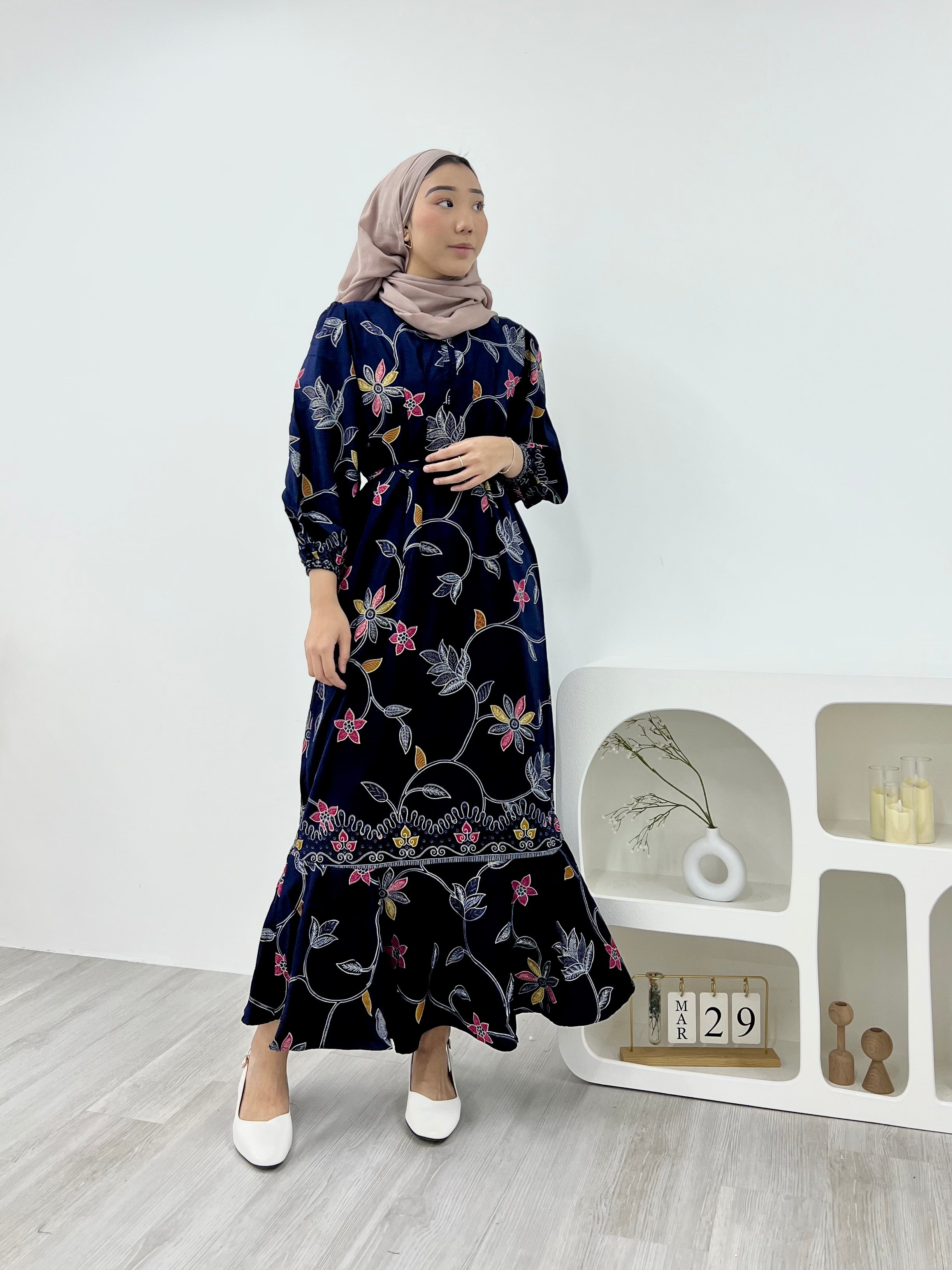 Mermaid Batik Dress - Saira