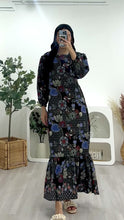 Load and play video in Gallery viewer, Batik Square Neck Ruffle Dress - Loyal