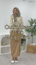 Load and play video in Gallery viewer, Premium Satin Wrap Skirt