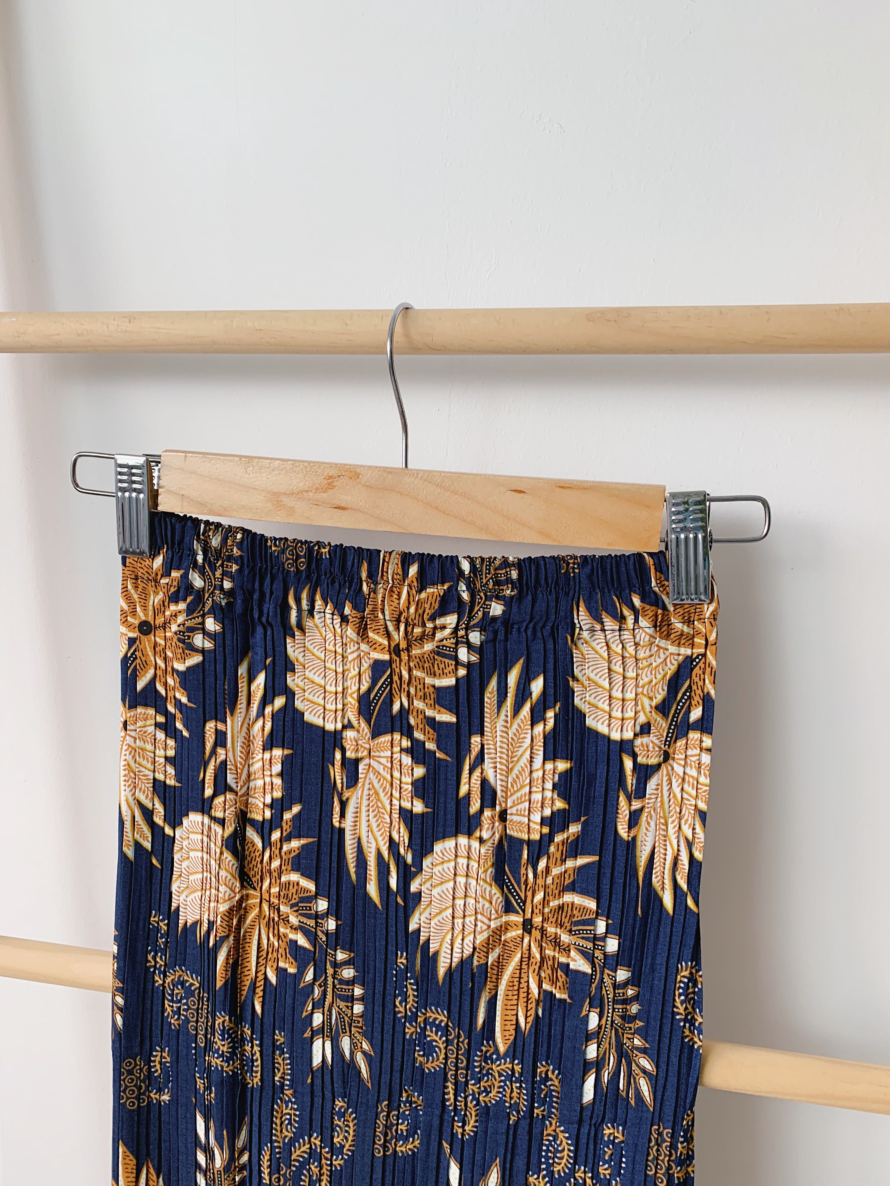 Batik Pleated Skirt - Forest Nyala