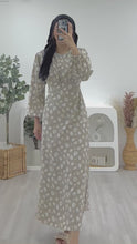 Load and play video in Gallery viewer, Milkmaid Chamomile Floral Dress