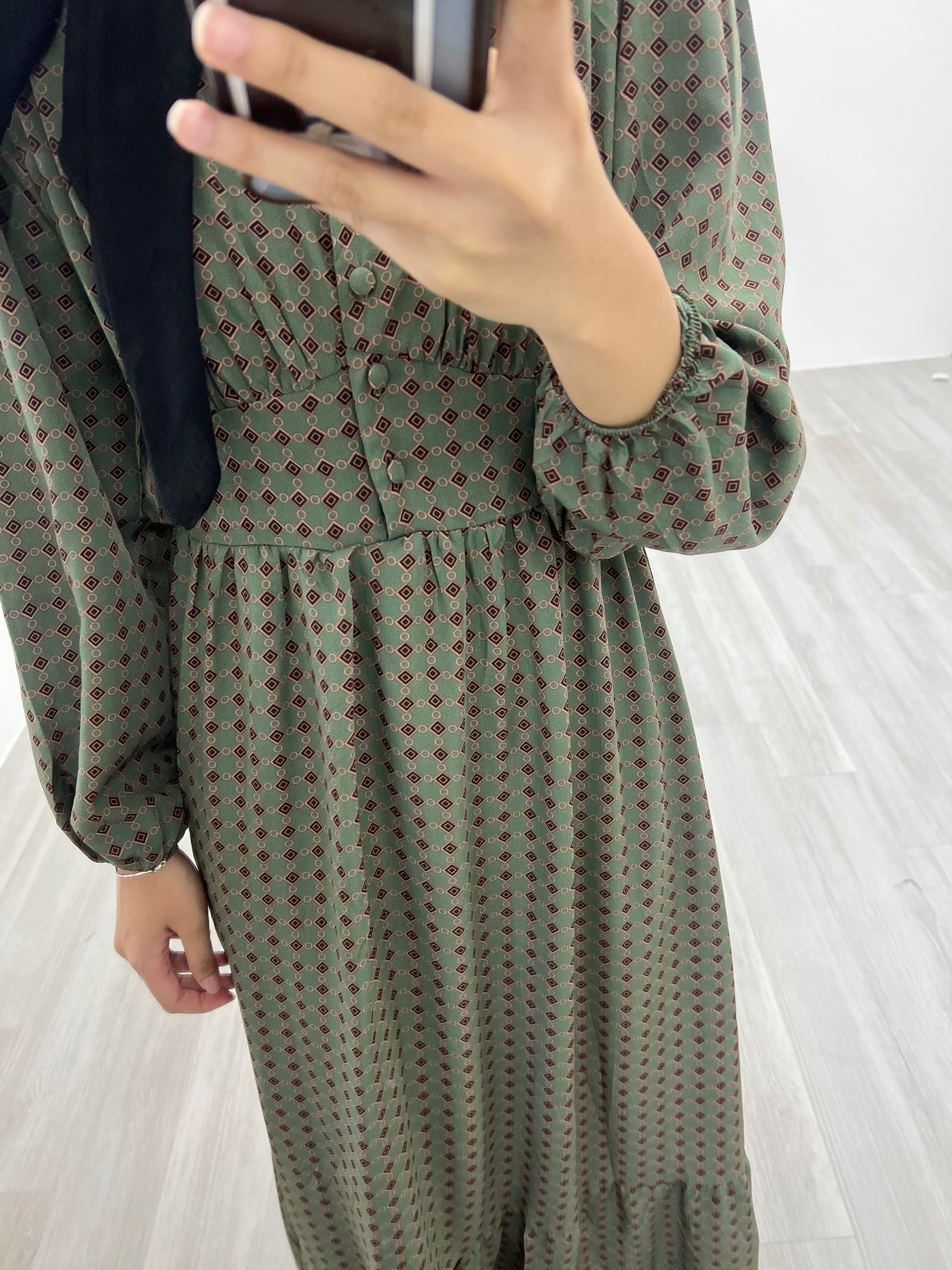 Milkmaid Checkered Maxi Dress MCMD