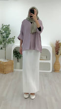 Load and play video in Gallery viewer, VNeck Zipper Crinkle Satin Top VZCST
