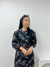 Load image into Gallery viewer, Batik Square Neck Ruffle Dress - Loyal